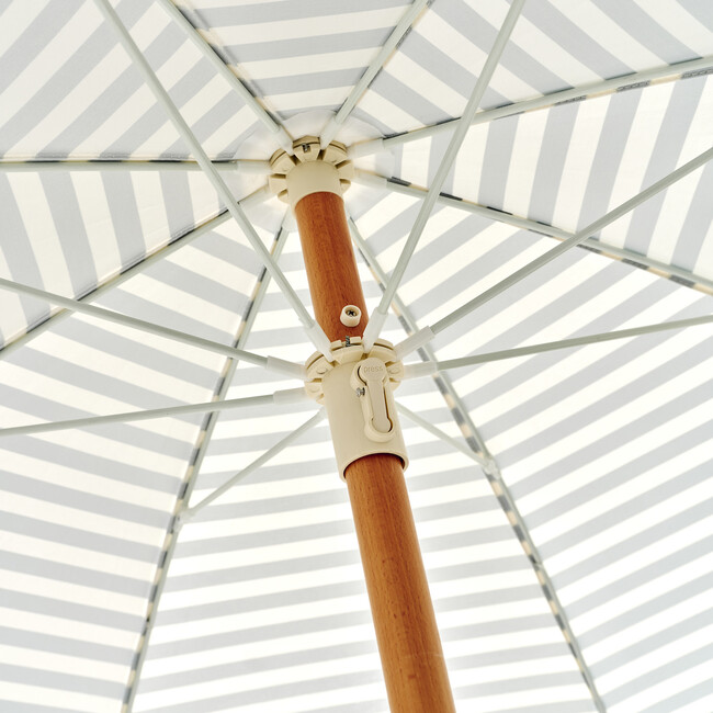 Luxe Beach Umbrella, Seagrass Stripe - Umbrellas - 5