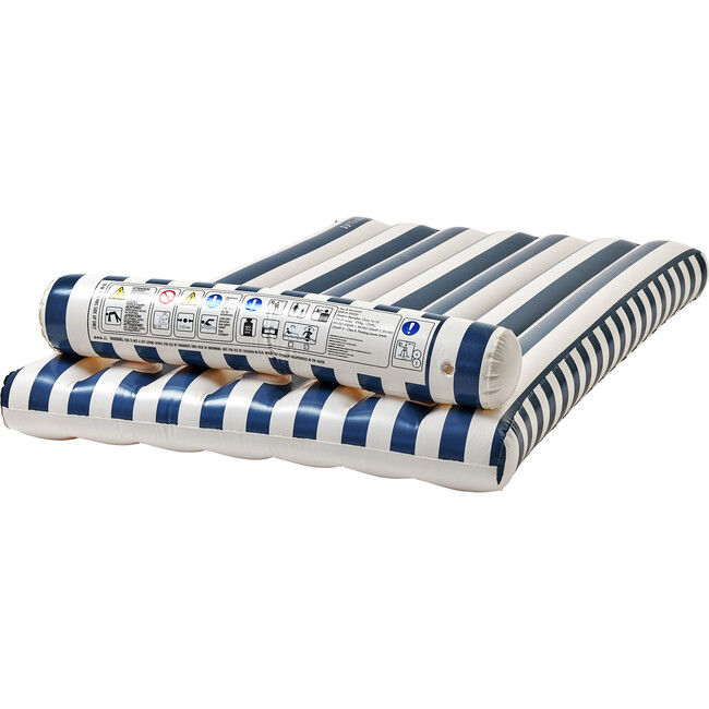 Luxe Lilo, Marine Stripe - Pool Floats - 7