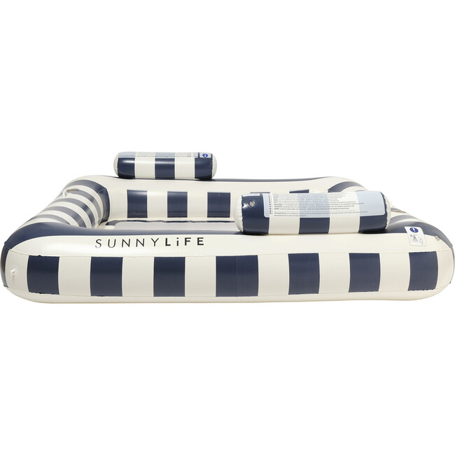 Luxe Twin Hammock Float: Le Weekend - Navy Stripe - Pool Floats - 8