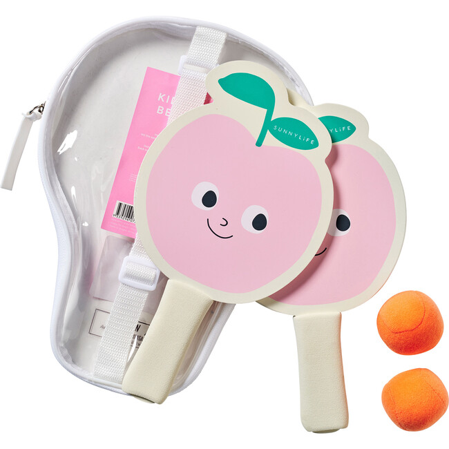 Kids Velcro Beach Bats: Poppy the Peach
