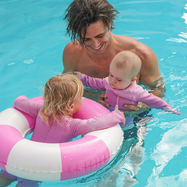 Mini Tube Pool Ring: Zest Magenta Stripe - Pool Floats - 9