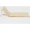 Reclining Beach Chair, Mango Bay - Mustard Stripe - Accent Seating - 10