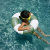 Mini Tube Pool Ring: Tides Out Olive Stripe - Pool Floats - 10 - thumbnail