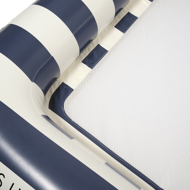 Luxe Twin Hammock Float: Le Weekend - Navy Stripe - Pool Floats - 10