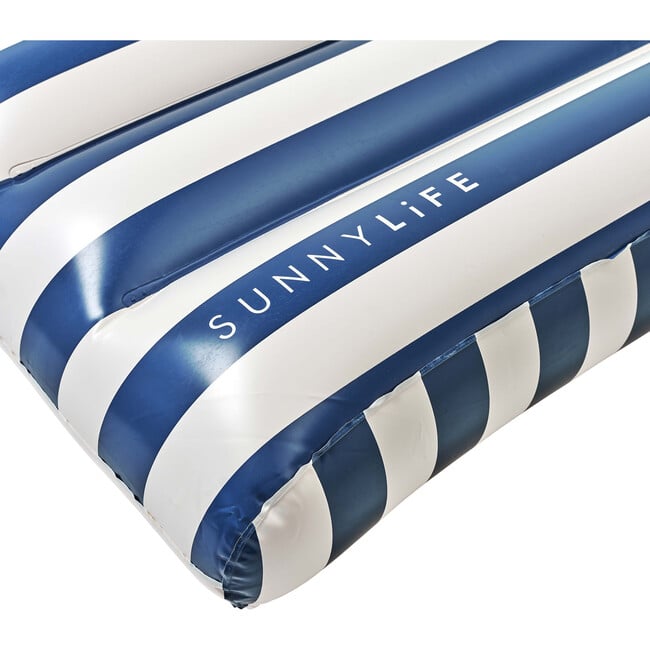 Luxe Lilo, Marine Stripe - Pool Floats - 11