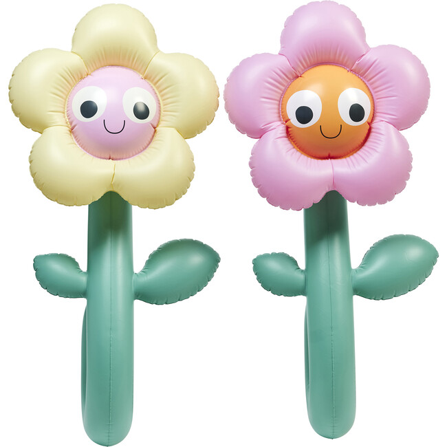 Kids Inflatable Noodle: Poppy the Peach Flowers - 2pk - Pool Floats - 3
