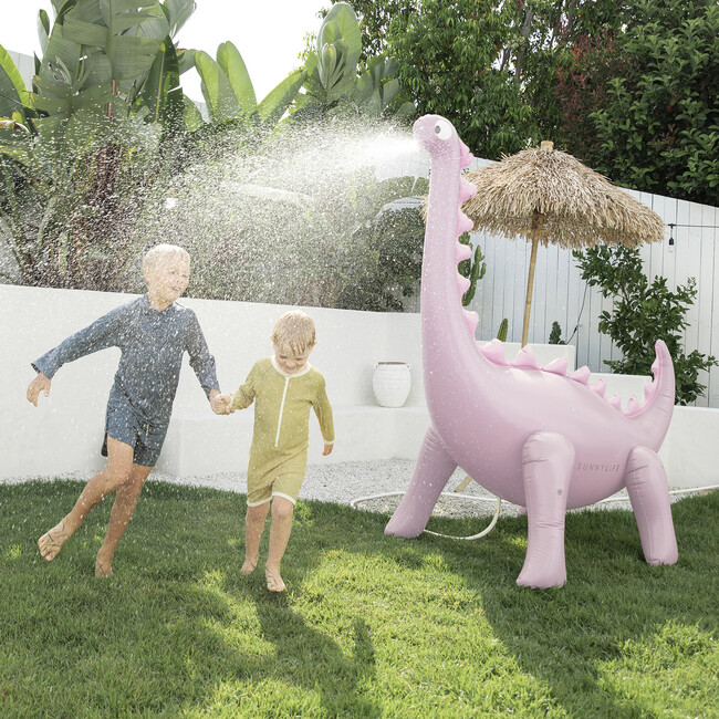 Inflatable Giant Sprinkler: Into the Wild - Pink Dino