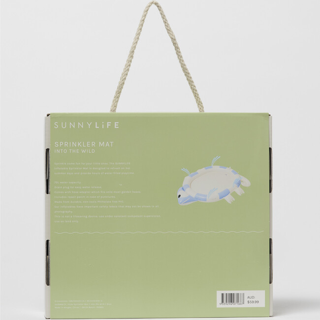 Kids Sprinkler Mat: Into the Wild Blue Lizard - Water Toys - 6