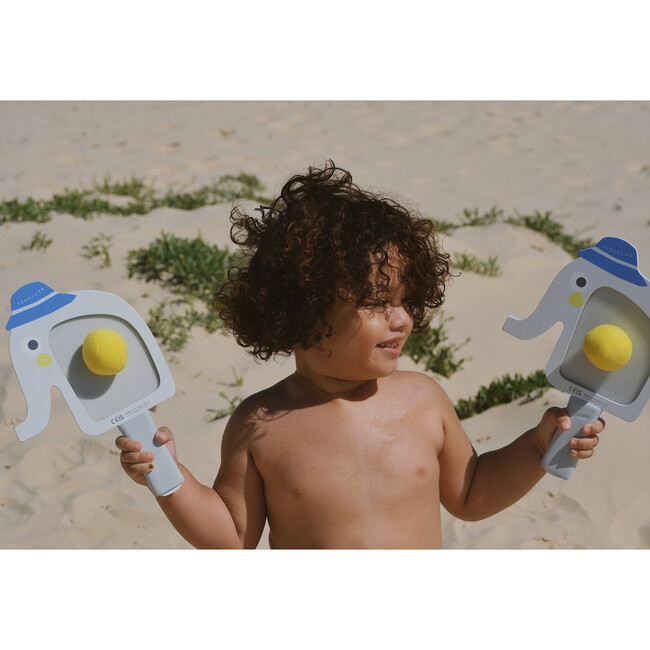 Kids Velcro Beach Bats: Eli the Elephant - Outdoor Games - 9