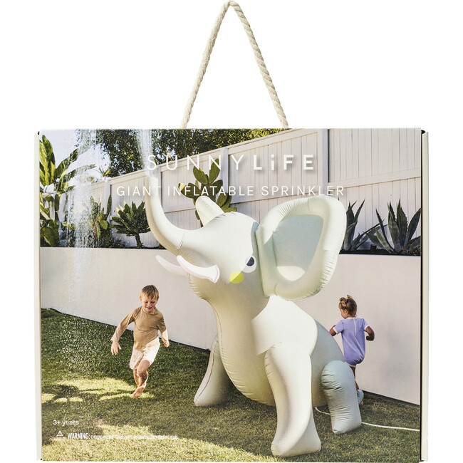 Inflatable Giant Sprinkler: Eli the Elephant Grey - Water Toys - 3