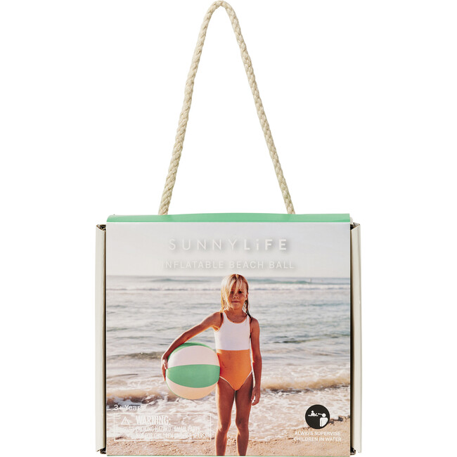 Inflatable Beach Ball: Zest Neon Green - Outdoor Games - 3