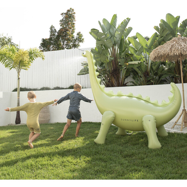 Inflatable Giant Sprinkler: Into the Wild - Khaki Dino - Water Toys - 3