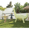 Inflatable Giant Sprinkler: Into the Wild - Khaki Dino - Water Toys - 3