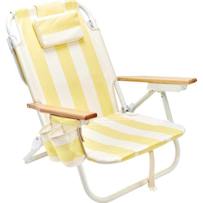 Deluxe Beach Chair, La Mer Limon Stripe