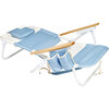 Deluxe Beach Chair, La Mer Med Blue Block - Accent Seating - 2