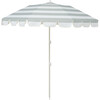Compact Beach Umbrella, Sea Sage Stripe - Umbrellas - 1 - thumbnail