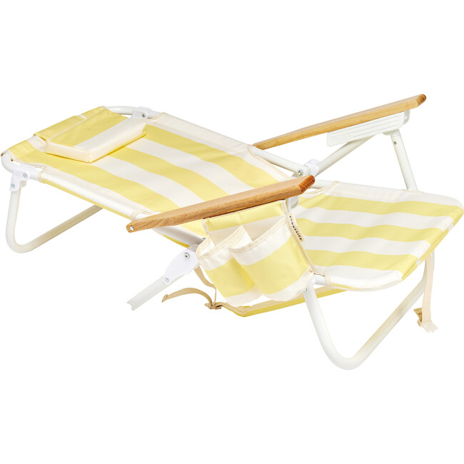 Deluxe Beach Chair, La Mer Limon Stripe - Accent Seating - 3
