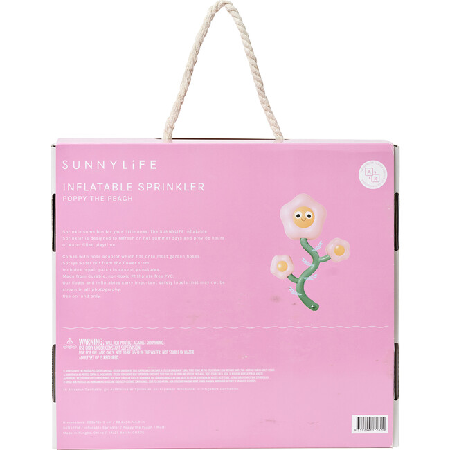 Inflatable Sprinkler: Poppy the Peach Flower - Water Toys - 9