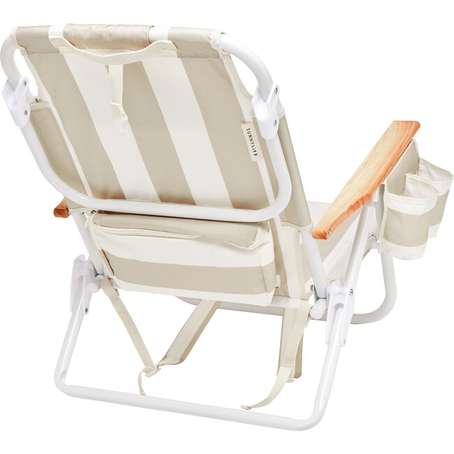Deluxe Beach Chair, Oyster Stripe - Accent Seating - 5