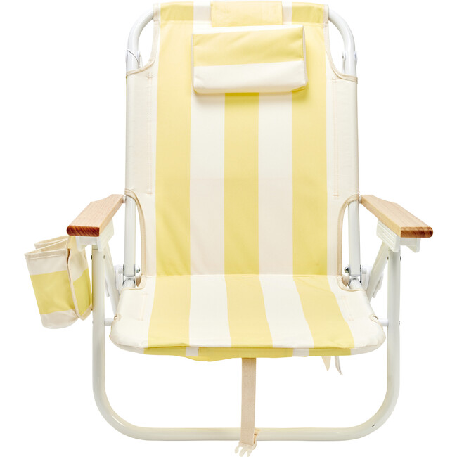 Deluxe Beach Chair, La Mer Limon Stripe - Accent Seating - 5