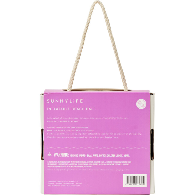 Inflatable Beach Ball: Zest Magenta - Outdoor Games - 7