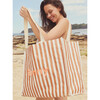 Carryall Beach Bag, Tierra Clay Stripe - Bags - 2