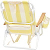 Deluxe Beach Chair, La Mer Limon Stripe - Accent Seating - 6
