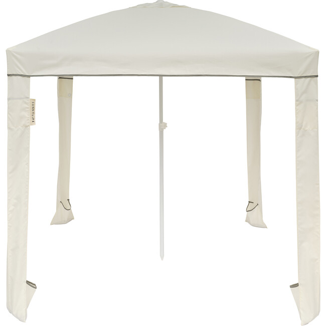 Beach Cabana, Cream - Sage Accent