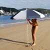 Compact Beach Umbrella, Marine - Umbrellas - 4 - thumbnail