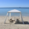 Beach Cabana, Cream - Sage Accent - Umbrellas - 2 - thumbnail