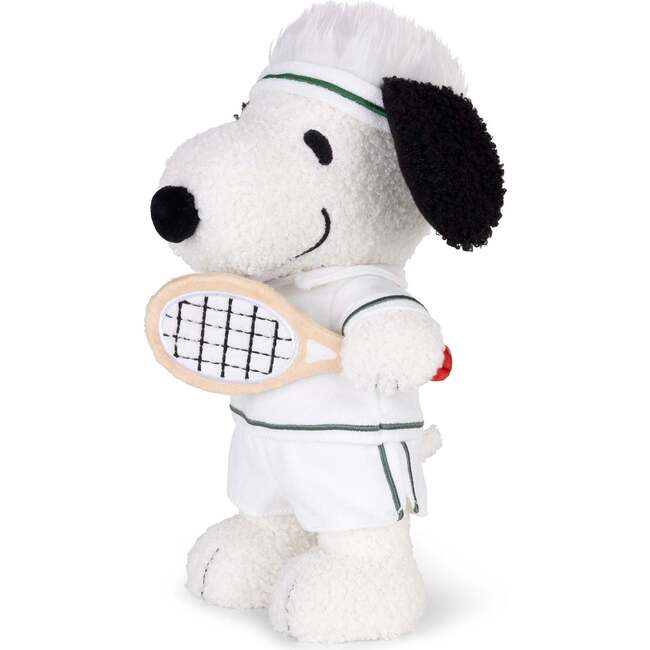 Plush Peanuts Snoopy Tennis, White 8.5"