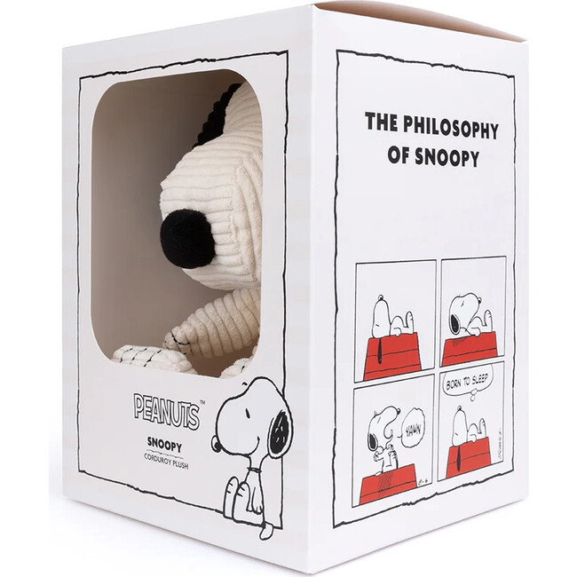 Plush Peanuts Snoopy Corduroy Cream in Giftbox 11" - Plush - 4