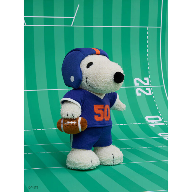 Plush Peanuts Snoopy American Football 9"