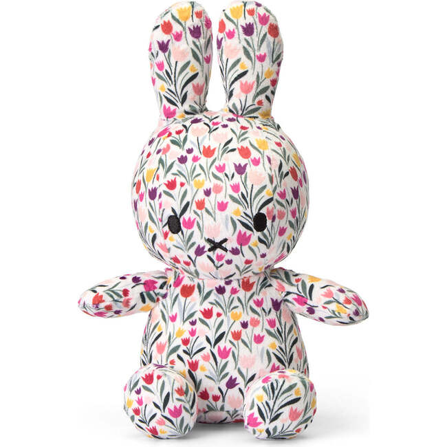 Plush Miffy Sitting All-Over Tulip White/Red 9"