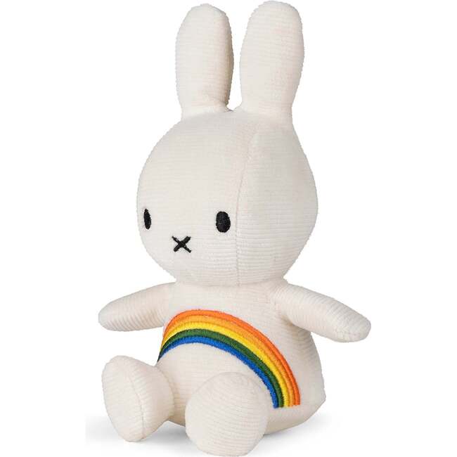 Plush Miffy Rainbow Offwhite 7"