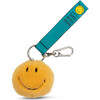 Smiley Bag Charm, Eco Fuzzy Yellow 3" - Plush - 1 - thumbnail