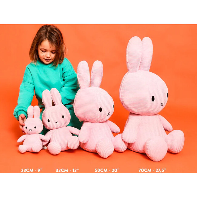 Plush Miffy Corduroy Pink 27.5"