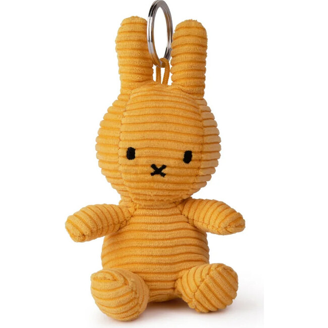 Miffy Keychain, Corduroy Yellow 4"