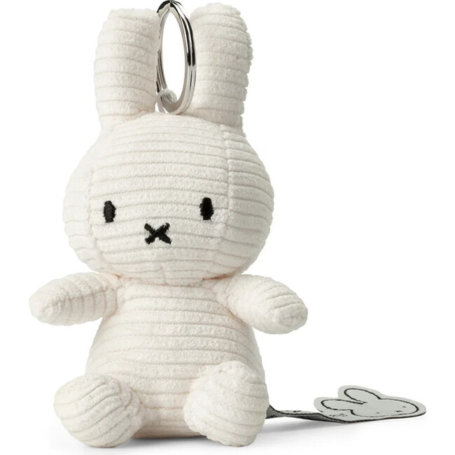 Miffy Keychain, Corduroy Offwhite 4"