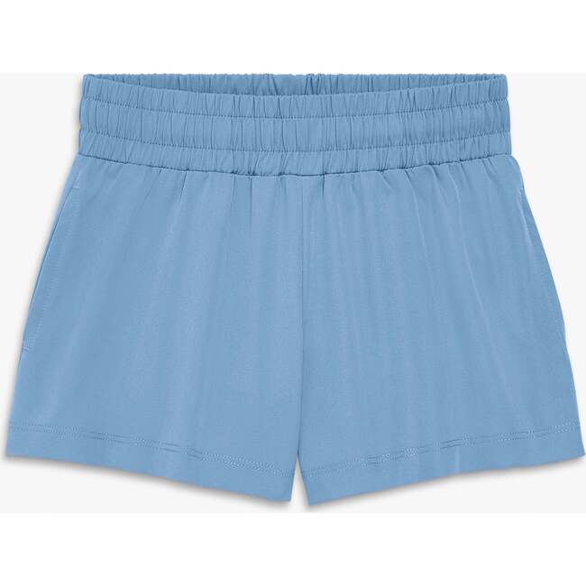 Kids Staycool Stretch Swing Shorts, Vintage Blue