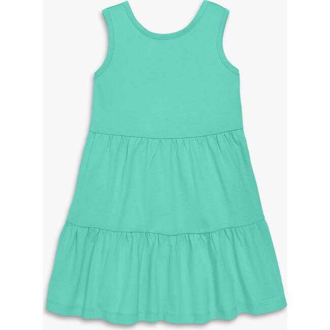 Kids Tiered Tank Dress, Seahorse