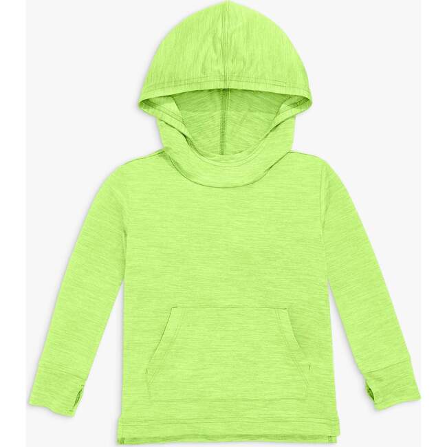 Kids Staycool Pullover Hoodie, Space Lime