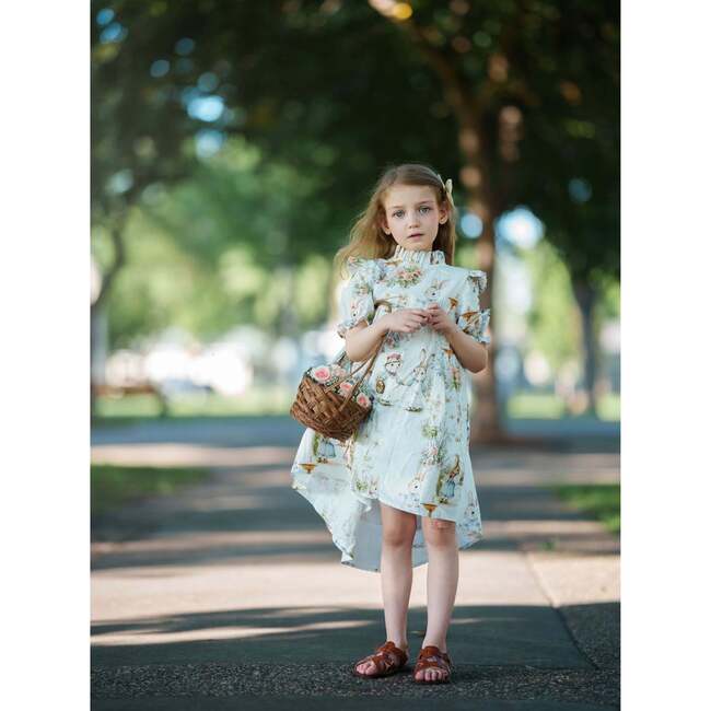 Short Sleeve Aoki Dress, Bramble Rabbit - Dresses - 3