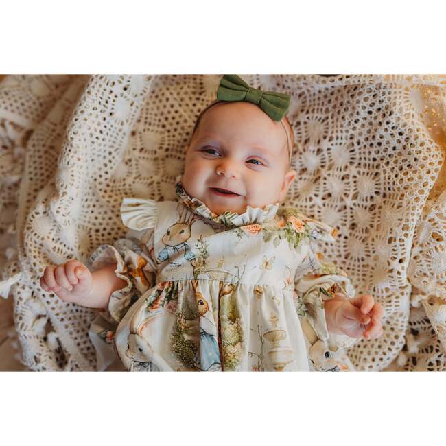 Long Sleeve Aoki Bubble, Bramble Rabbit - Rompers - 4