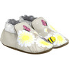 Love Bugs Taupe Soft Sole - Crib Shoes - 1 - thumbnail