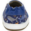 Whales Tale Dark Blue Soft Sole - Crib Shoes - 4