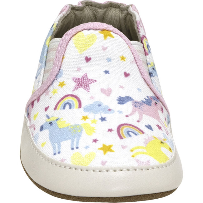 Mini Unicorn White Soft Sole - Crib Shoes - 3