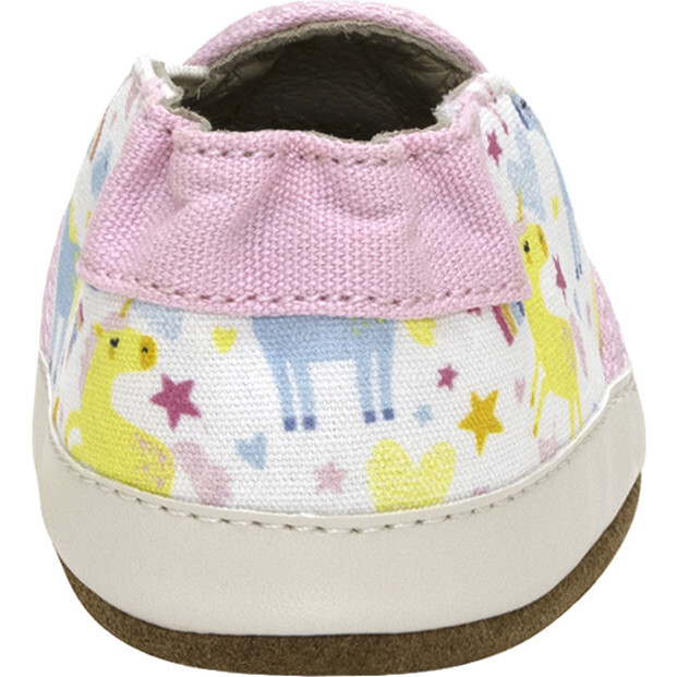 Mini Unicorn White Soft Sole - Crib Shoes - 4