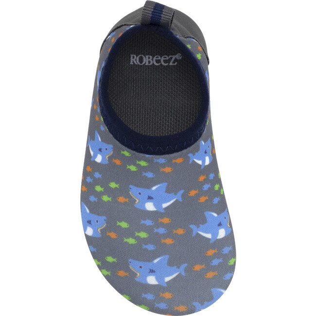 Snack Time Grey Aqua Shoe - Swim Shoes - 6