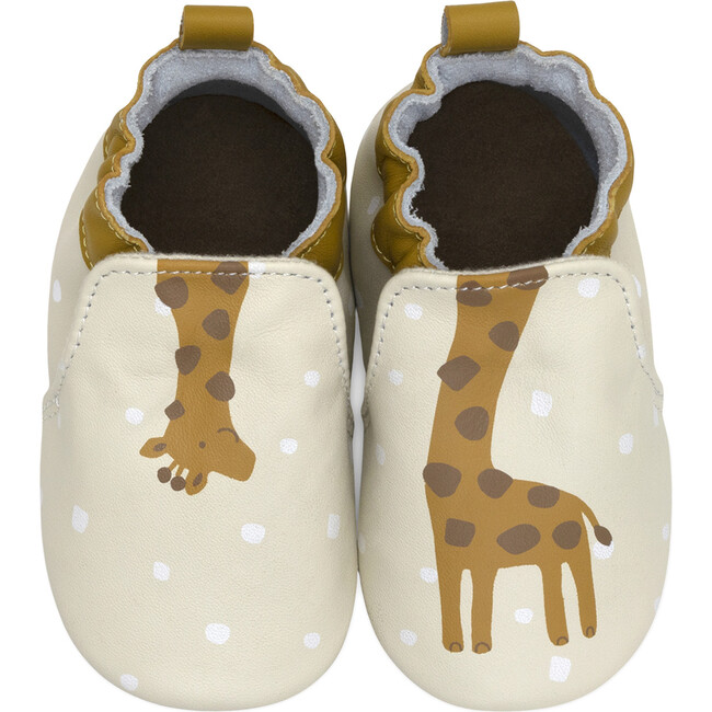 Spotted a Cutie Beige Soft Sole - Crib Shoes - 6